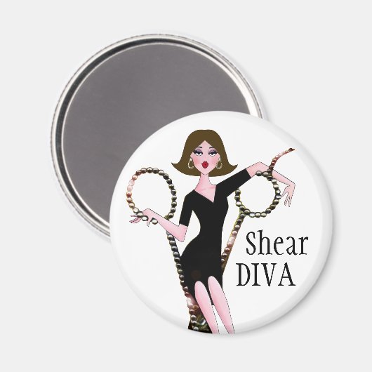 "Shear DIVA" Magnet Magneet (Voorkant / Achterkant)