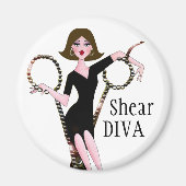 "Shear DIVA" Magnet Magneet (Voorkant)