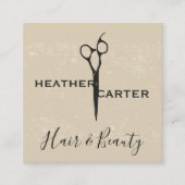 Shear Modern Rustic Texture Afsprakenkaartje (Voorkant)