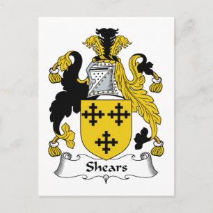 Shears Family Crest Briefkaart