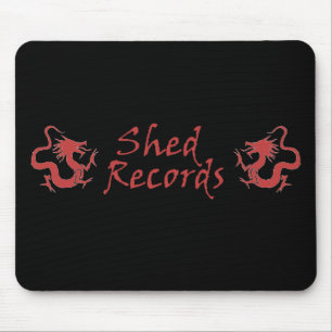 Shed Records Red Mousepad Muismat