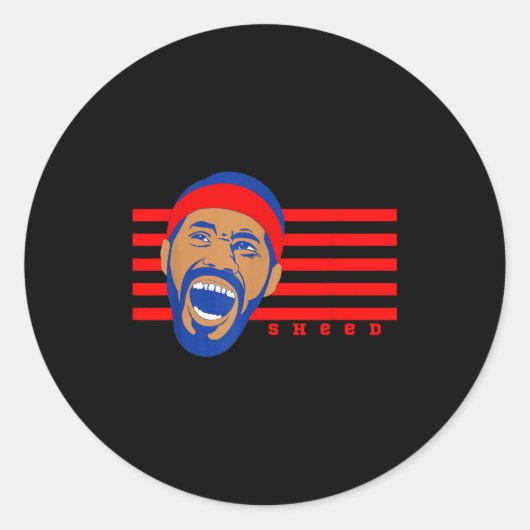 Sheed, Basketball Legends, Rasheed, Don't Lie, Wal Ronde Sticker (Voorkant)