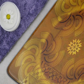 Sheen mesmerizing semicircular badmat