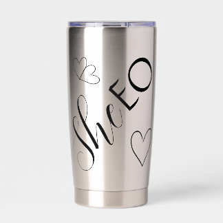 SheEO Business Style Thermal Tumbler Geïsoleerde Drinkbeker