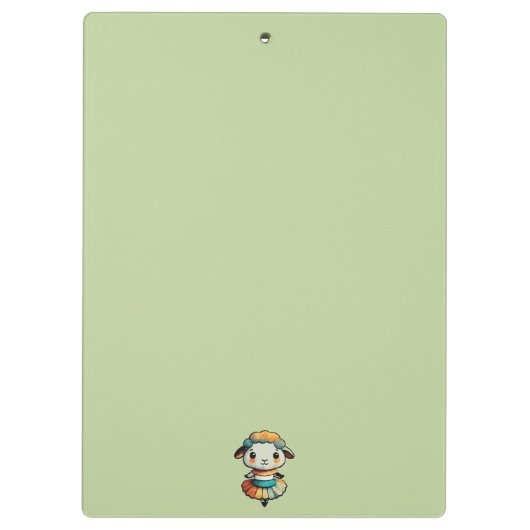 Sheep Ballerina Klembord (Achterkant)