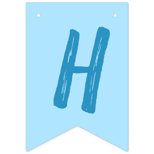 Sheep Birthday Party Blue Vlaggetjes (Tweede vlag)