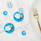 Sheep Birthday Party Cute Cartoon Confetti (Groep)