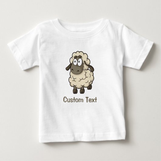 Sheep Cartoon Beige (Voorkant)