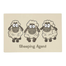 Sheep Cartoon Beige