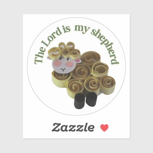 Sheep christian message sticker (Vel)