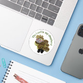 Sheep christian message sticker (Laptop met iPhone)