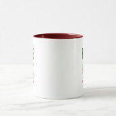 Sheep Cute Fleece Navidad Christmas Pun Mug (Centre)