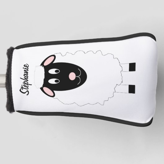 Sheep Design Golfheadcover (Voorkant)