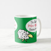 Sheep Design Meilleur policier Café Mug (Devant droit)