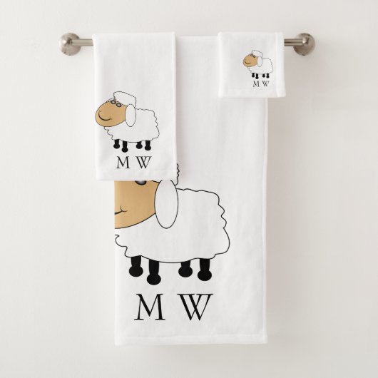 Sheep Design Monogrammed (En situation)