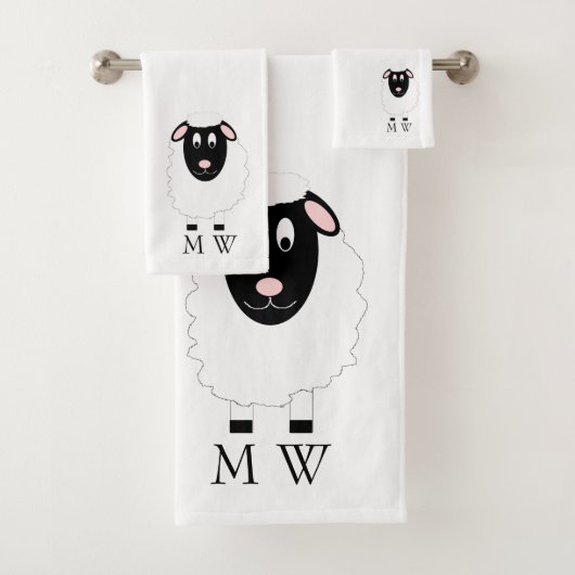 Sheep Design Monogrammed (En situation)