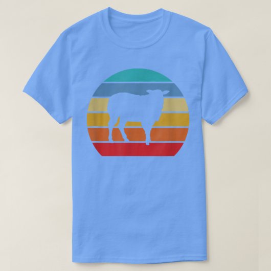 Sheep Farmer Farm Animal Retro T-shirt (Design voorkant)