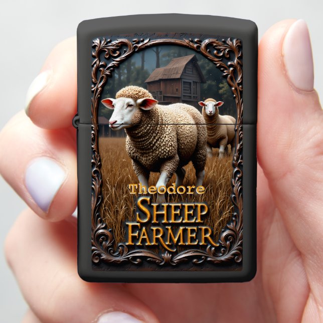 Sheep Farmer Rustic Field (In Hand)