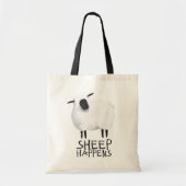 Sheep Happens Bag Tote Bag (Voorkant)