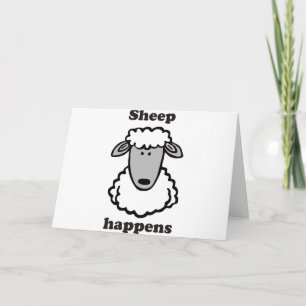 Sheep happens kaart