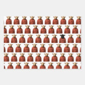 Sheep in Sheep Sweater, Mittens, Warm Wishes Inpakpapier Vel (Voorkant)