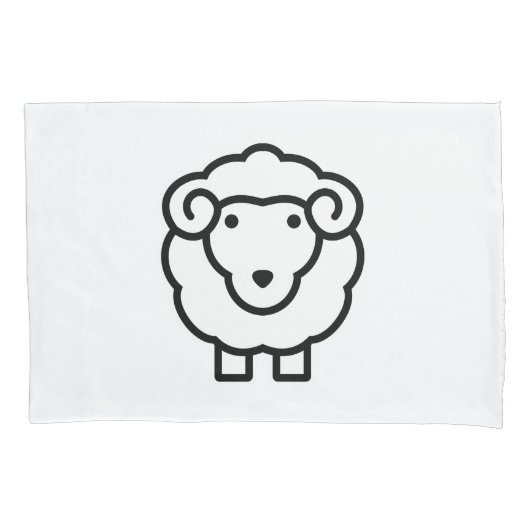 Sheep Kussensloop (Voorkant)
