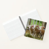 Sheep-laptop Notitieboek (Binnen)