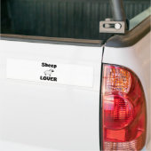 Sheep Lover Bumpersticker (Op Truck)