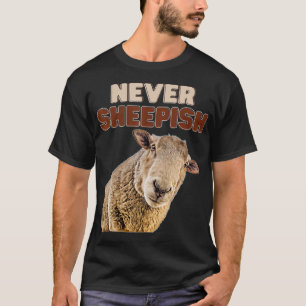 Sheep Lover maakt nooit onderschilderfilter Fu T-shirt