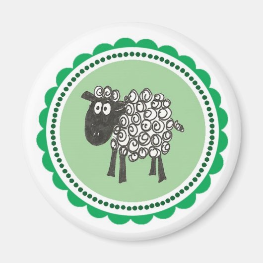 Sheep Magnet Magneet (Voorkant)