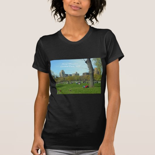 Sheep Meadow, Central Park, NYC T-shirt (Voorkant)