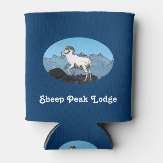 Sheep Peak Lodge Blikjeskoeler (Voorkant)