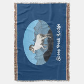 Sheep Peak Lodge Deken (Voorkant Verticaal)