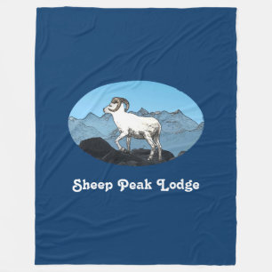 Sheep Peak Lodge Fleece Deken