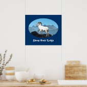 Sheep Peak Lodge Poster (Keuken)