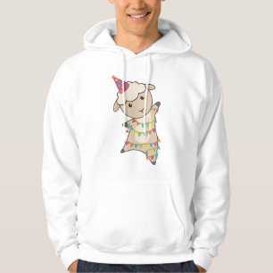 Sheep Pennant Garland Party Sjeep Sweet Animals Hoodie