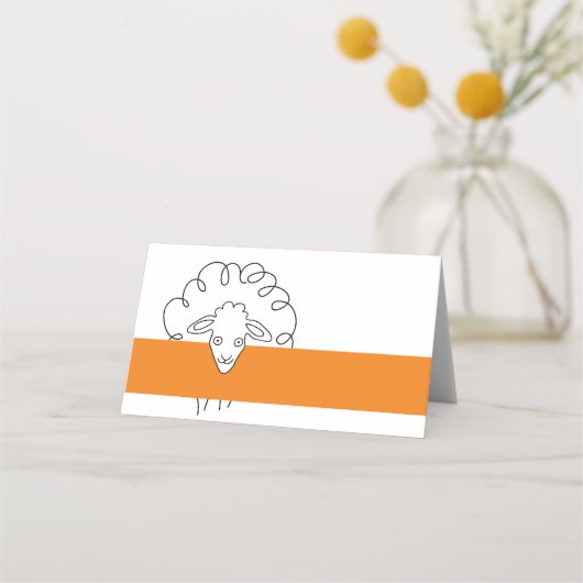 Sheep Place Cards (Voorkant)