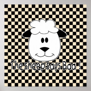 Sheep Says Baa Poster