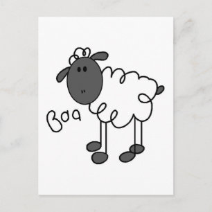 Sheep Says Baa Tshirts en Gifts Briefkaart