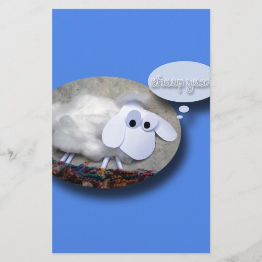 Sheep Year? Chinese New Year 2015 Briefpapier (Voorkant)