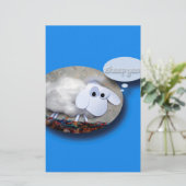 Sheep Year? Chinese New Year 2015 Briefpapier (Staand voorkant)