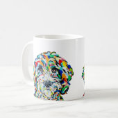 Sheepadoodle 11 oz. KoffieMok (Voorkant links)