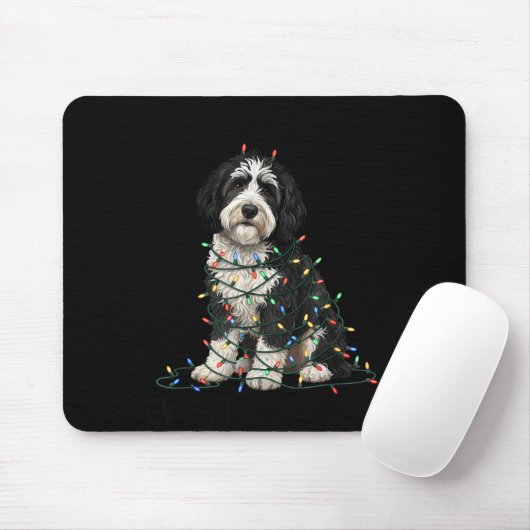 Sheepadoodle Christmas I'm Fine Everything Is Fine Muismat (Met muis)