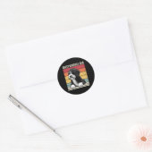 Sheepadoodle Dad Ronde Sticker (Envelop)