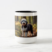 Sheepadoodle in bos Mok (Center)