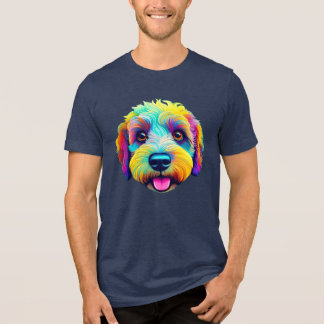 Sheepadoodle in kleur! Tri-Blend shirt