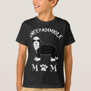 Sheepadoodle Ma Puppy Cute Pet Animal Hondenliefhe T-shirt