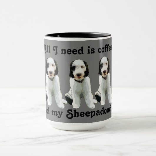 Sheepadoodle Mok (Midden)