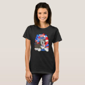 Sheepadoodle Patriottische Oom Sam 4 juli Amerikaa T-shirt (Voorkant volledig)