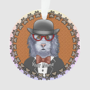 SheepDog Bril Ornament
